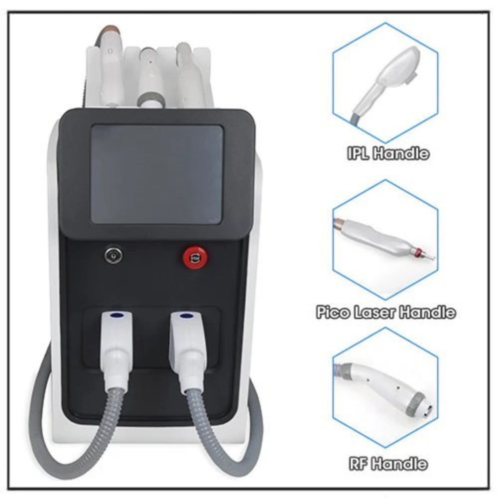 3 in 1 IPL SHR Hair Removal Nd YAG Laser Machine